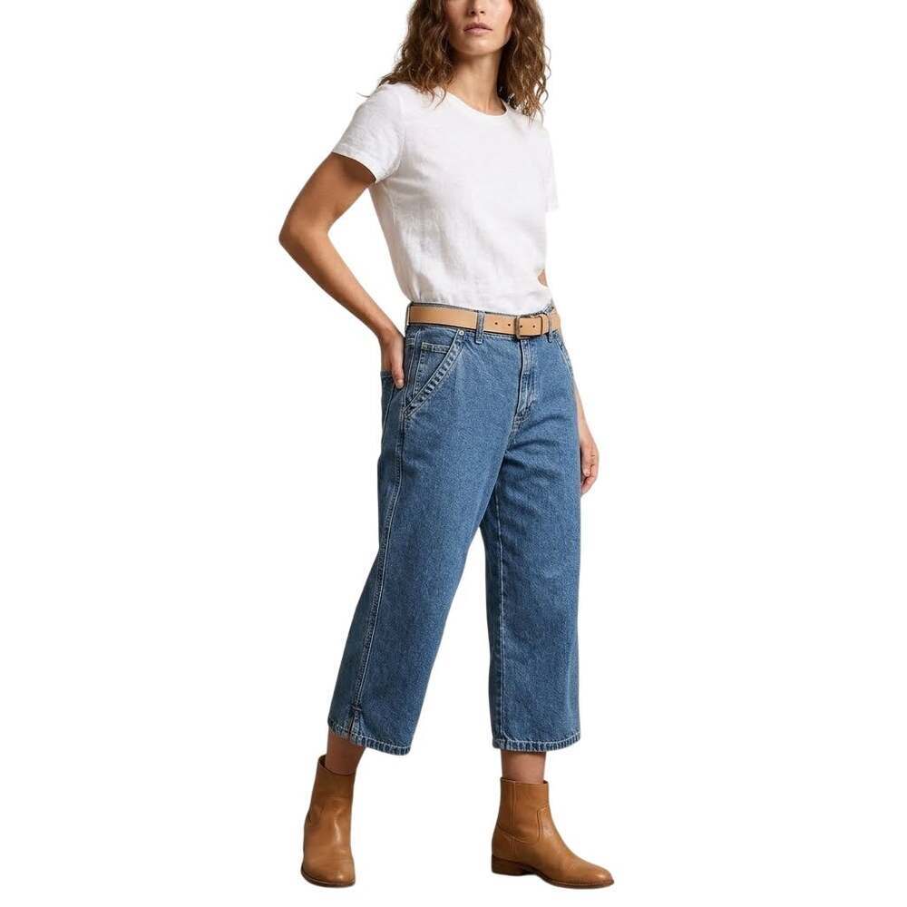 VTG RALPH LAUREN Straight Leg Cropped Jeans in Medium Wash SZ 4P